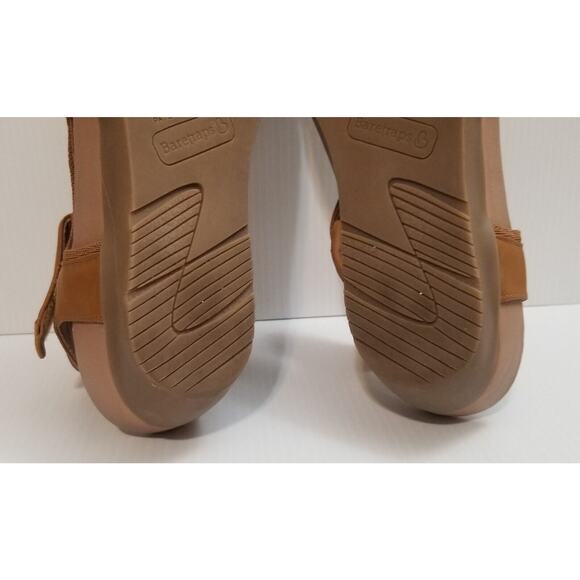 BARETRAPS Womens Brown Abrielle Open Toe Wedge Heeled Sandals Size 9.5 M EUC - Picture 11 of 13